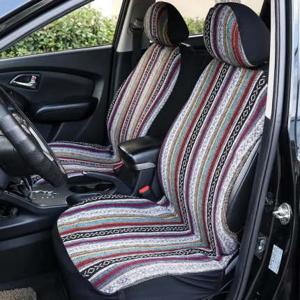 Ethnic Pattern Car Seat Covers - Universal 5-Seater Set